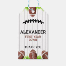 Football Patroon 1e jaar Down Birthday