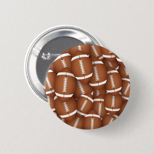 Football Patroon Button (Voorkant /achterkant)