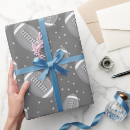 Football Patroon Cadeaupapier