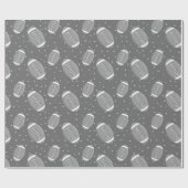 Football Patroon Cadeaupapier (Vlak)