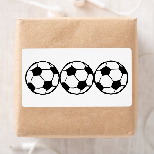 Football patroon etiket (Insitu)