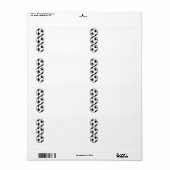 Football patroon etiket (Full Sheet)