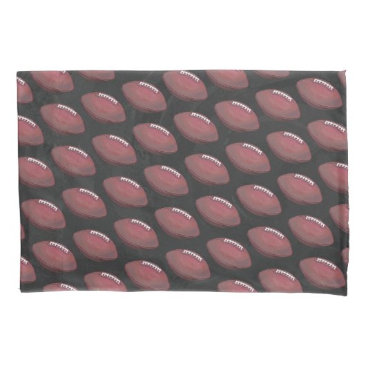 Football Patroon Kussensloop (Voorkant)