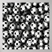 Football Patroon Poster (Voorkant)