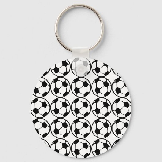 Football patroon sleutelhanger (Voorkant)