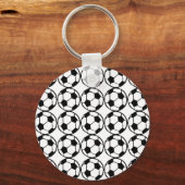 Football patroon sleutelhanger (Voorkant)