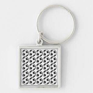 Football patroon sleutelhanger