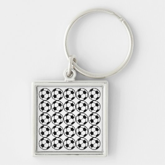 Football patroon sleutelhanger (Voorkant)