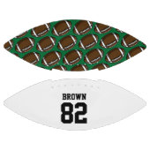 Football Patroon Sportspeler Naam Team (Panelen)