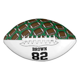 Football Patroon Sportspeler Naam Team