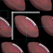 Football Patroon Stof (Delen)