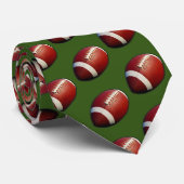Football Patroon Stropdas (Opgerold)