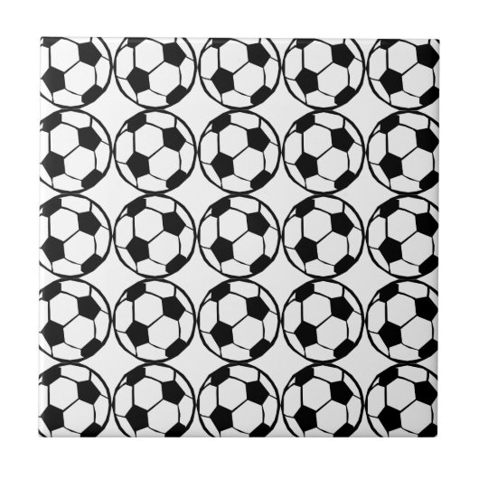 Football patroon tegeltje (Voorkant)