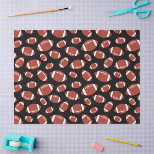 Football Patroon Tissuepapier (Craft)