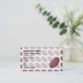 Football Patroon Visitekaartje (Staand voorkant)