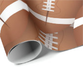 Football Patroonpapier Cadeaupapier (Rol Hoek)