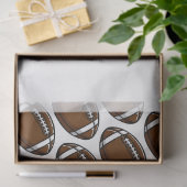 Football Pattern White Sports Player Team Game Fan Tissuepapier (Geschenk)