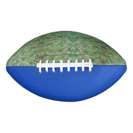Football - Peacock Feathers en Royal Blue