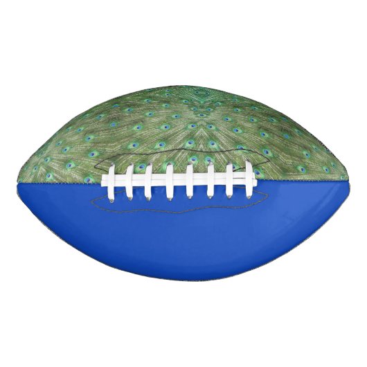 Football - Peacock Feathers en Royal Blue (Voorkant)