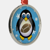 Football Penguin Funny Team Ornament Gift (Rechts)