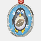 Football Penguin Funny Team Ornament Gift (Links)