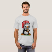 Football Penguin T-shirt (Voorkant volledig)