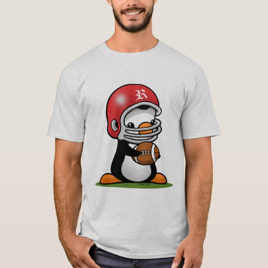 Football Penguin T-shirt (Voorkant)