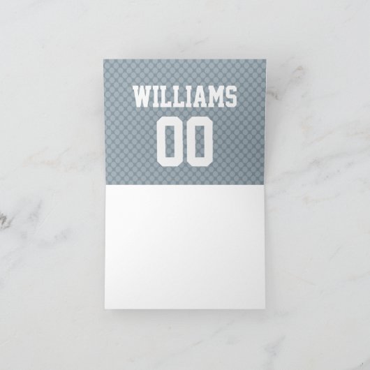 Football Pennant bedankkaart (Binnen)