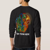 Football Phoenix Bird "Rise Opnieuw!" Denk je dat  Trui (Achterkant)