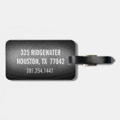 FOOTBALL PIGSKIN Custom Bagagelabel MONOGRAM (Achterkant horizontaal)