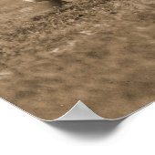 Football Play 1920 Sepia Poster (Hoek)