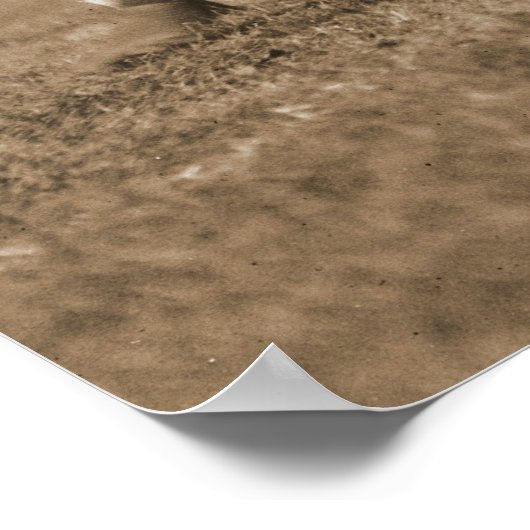 Football Play 1920 Sepia Poster (Hoek)