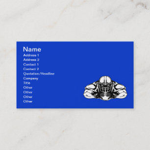 football_player100 DE SPELER VAN DE FOOTBALL TOUGH Visitekaartje