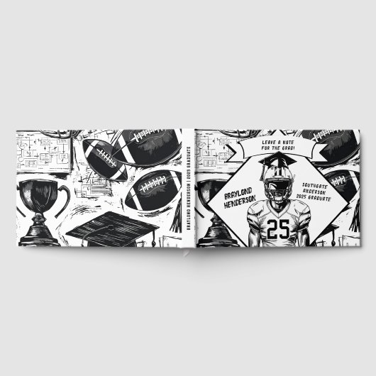 Football Player-Afstuderen Gastenboek (Volledig)