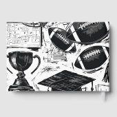Football Player-Afstuderen Gastenboek (Achterkant)