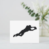 Football Player Briefkaart (Staand voorkant)