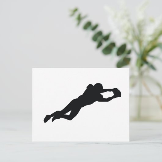 Football Player Briefkaart (Staand voorkant)