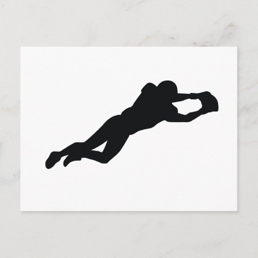 Football Player Briefkaart (Voorkant)