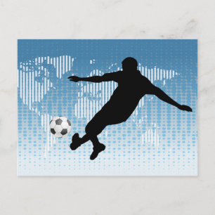 FOOTBALL PLAYER BRIEFKAART