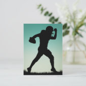 Football Player briefkaart (Staand voorkant)