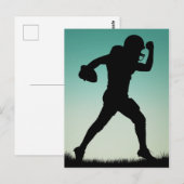 Football Player briefkaart (Voorkant / Achterkant)