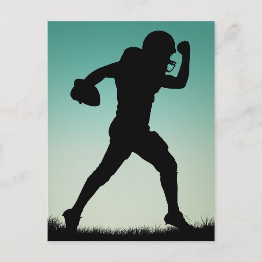 Football Player briefkaart (Voorkant)