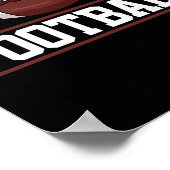Football Player-cadeaus Poster (Hoek)