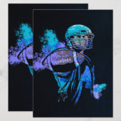 Football Player Canvas afdrukken (Voorkant / Achterkant)