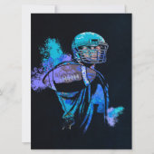 Football Player Canvas afdrukken (Voorkant)