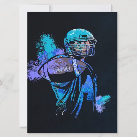 Football Player Canvas afdrukken (Voorkant)