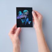 Football Player Canvas afdrukken Flyer (Hand)