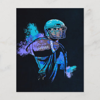 Football Player Canvas afdrukken Flyer