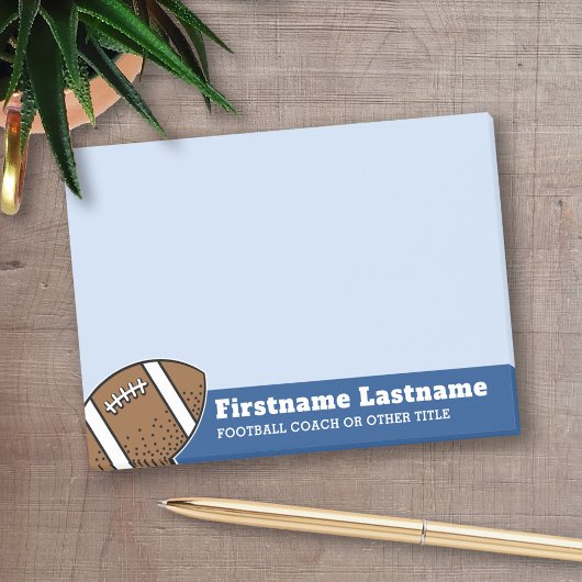 Football Player Coach of leraar - Moderne tekening Post-it® Notes