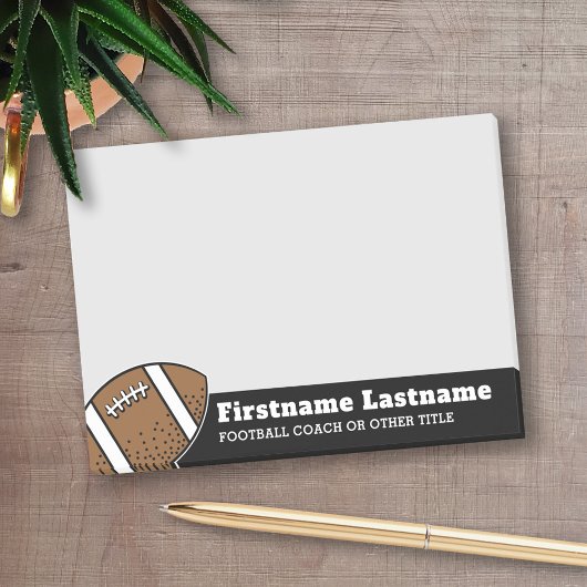 Football Player Coach of leraar - Moderne tekening Post-it® Notes